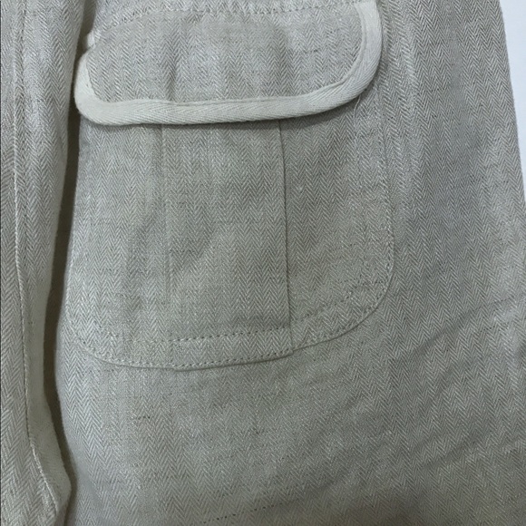 J. Crew Drawstring Linen Tuxedo Shorts Size XS - Picture 7 of 8